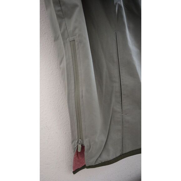 Adidas HS7591 Men's Sz M Silver Pebble Golf Go-To Lightweight Wind Hoodie - Picture 5 of 11